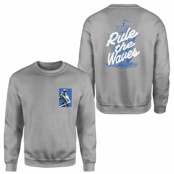 Rule the Waves Sweatshirt S - Gri