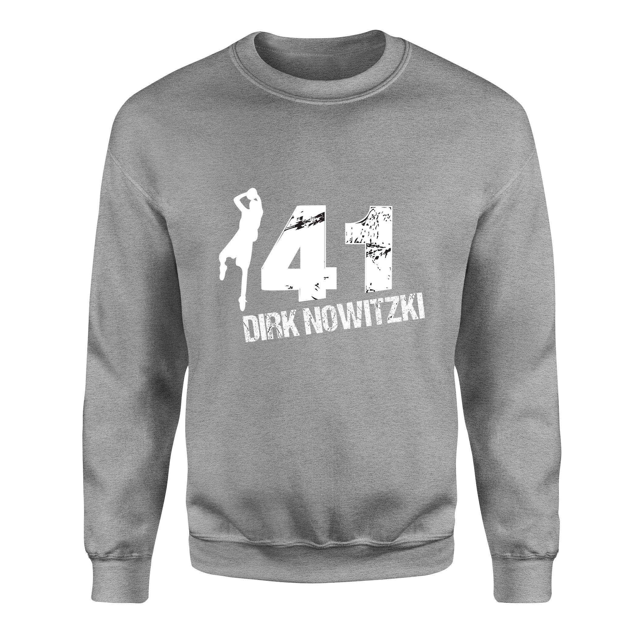 Dirk Nowitzki 41 Sweatshirt XXL - Gri