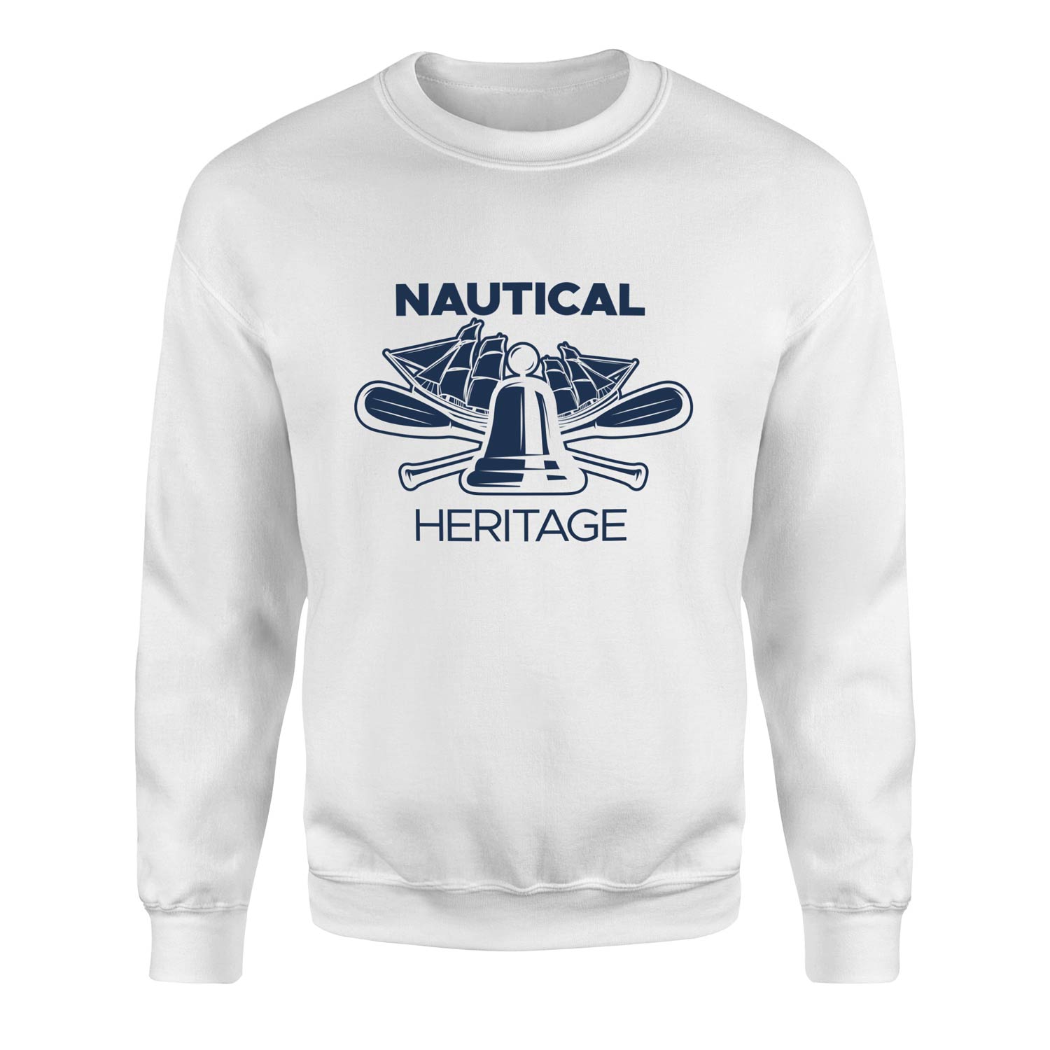 Nautical Heritage Denizci Sweatshirt XL - Beyaz