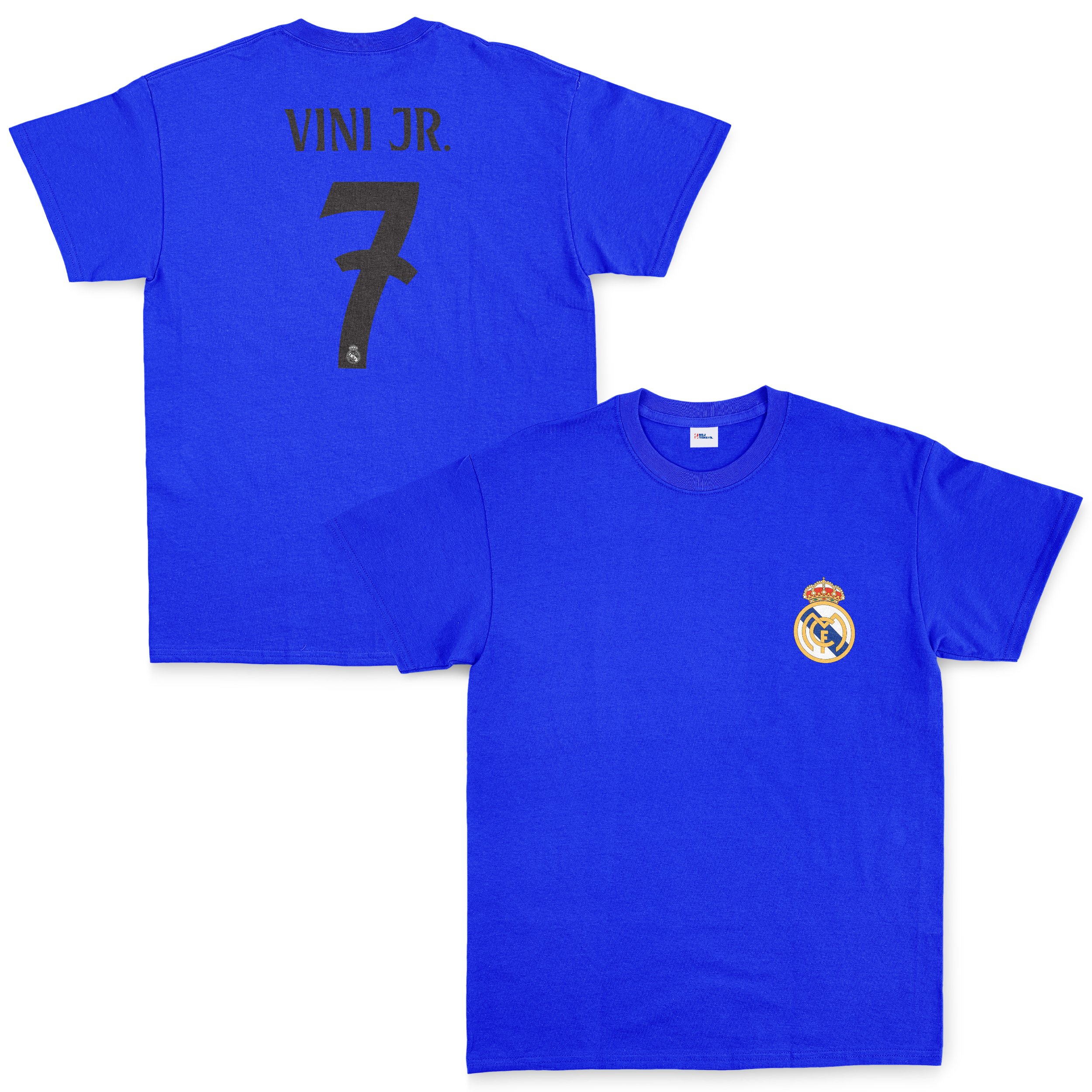 Vinicius Junior Real Madrid Forma Tişört S - Mavi