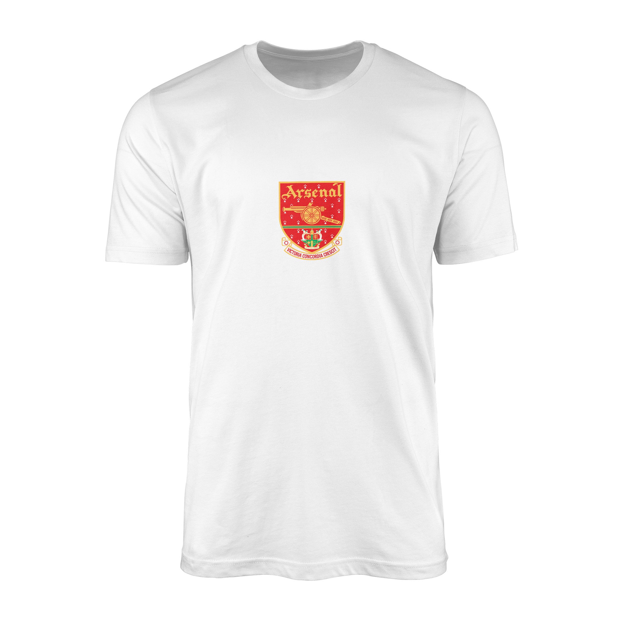 Victoria Concordia Crescit | Arsenal Football Club Tişört L - Beyaz