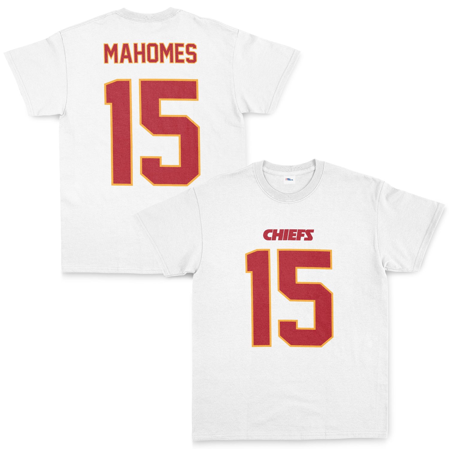 Patrick Mahomes Kansas City Chiefs Forma Tişört M - Beyaz