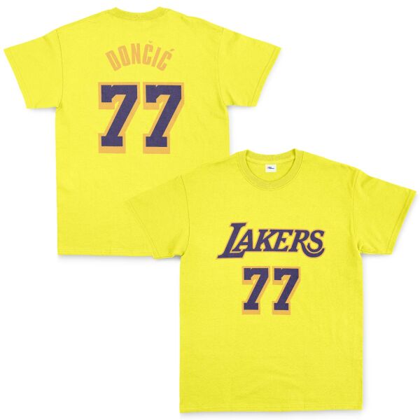 Luka Doncic 77 Lakers Tişört L - Sarı