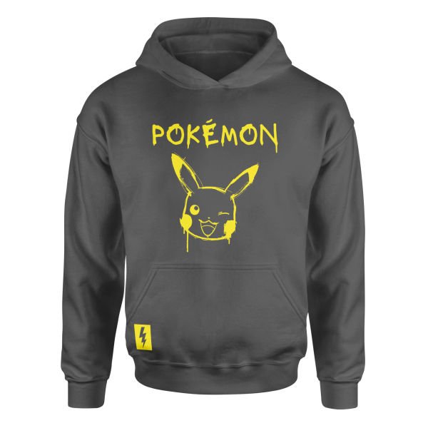 POKEMON #0025 Hoodie M - Füme