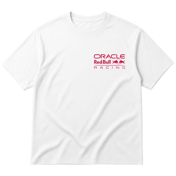 Oracle Red Bull Racing Red Oversize Tişört S - Beyaz