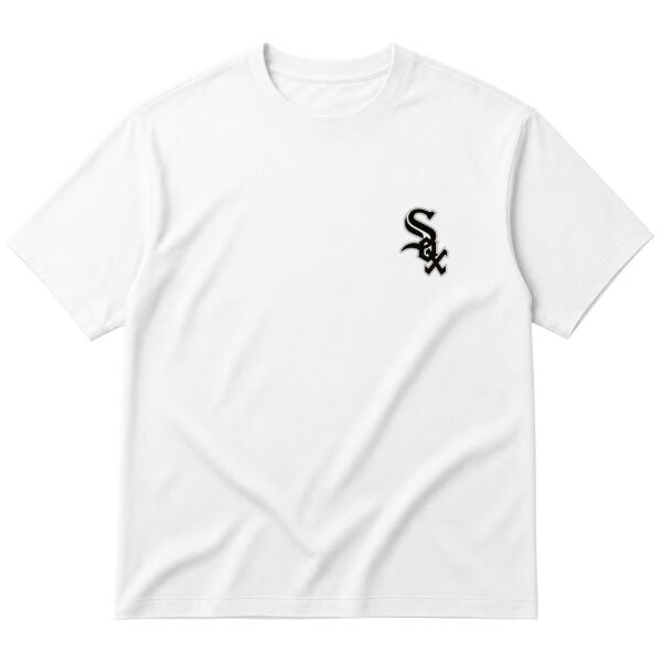 Chicago White Sox Oversize Tişört L - Beyaz