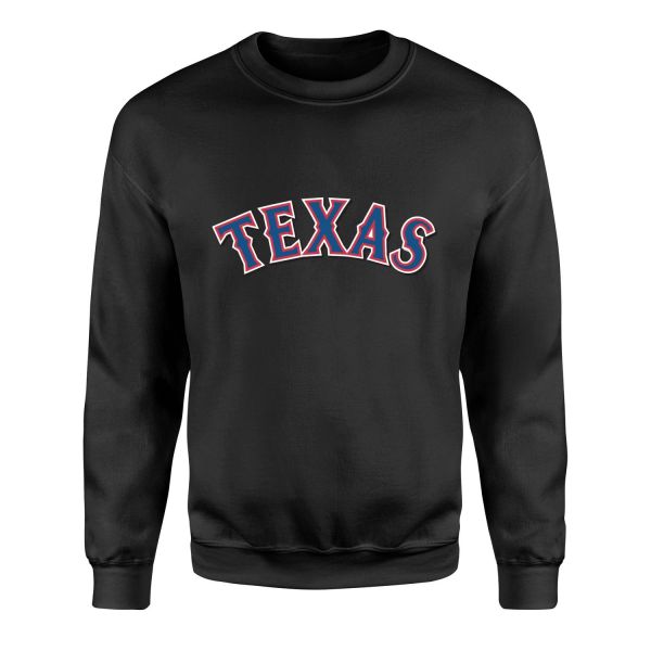 Texas Rangers Arch Sweatshirt M - Siyah
