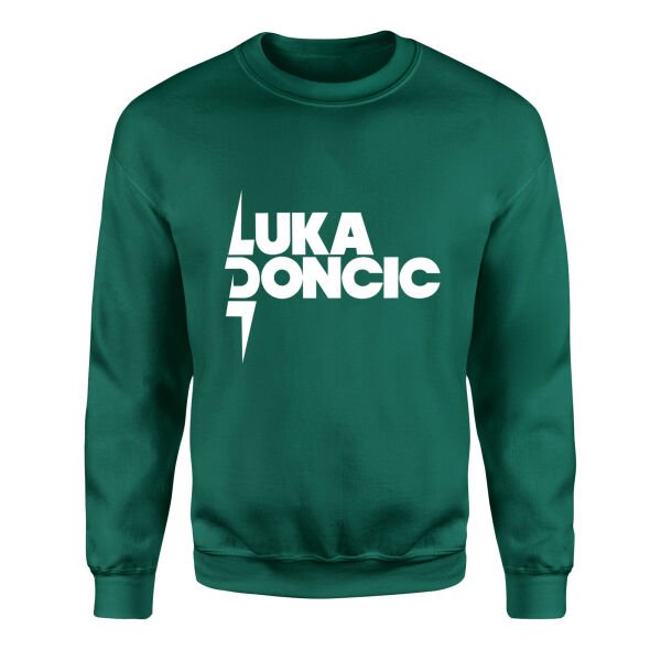 Luka Doncic Sweatshirt M - Nefti Yeşili