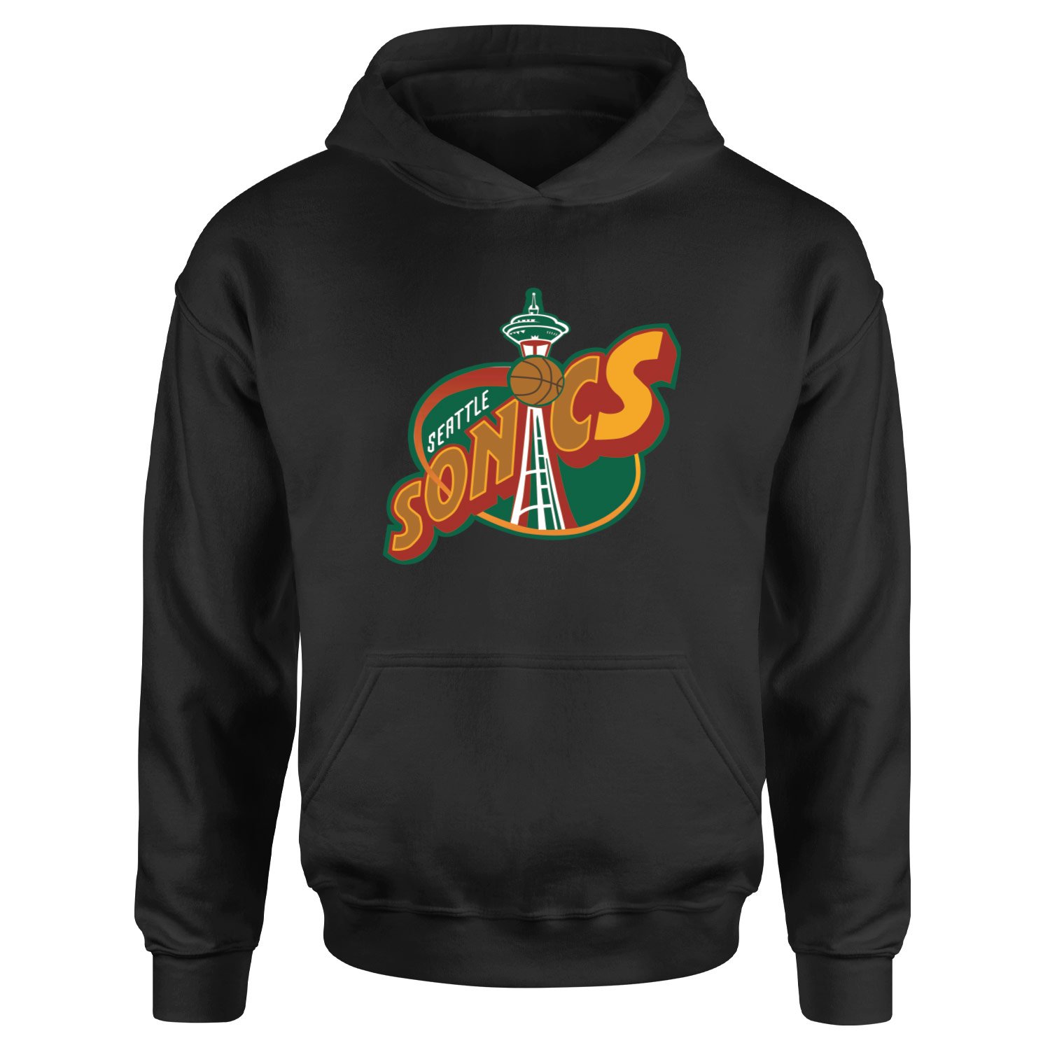 Supersonics Hoodie XL - Siyah