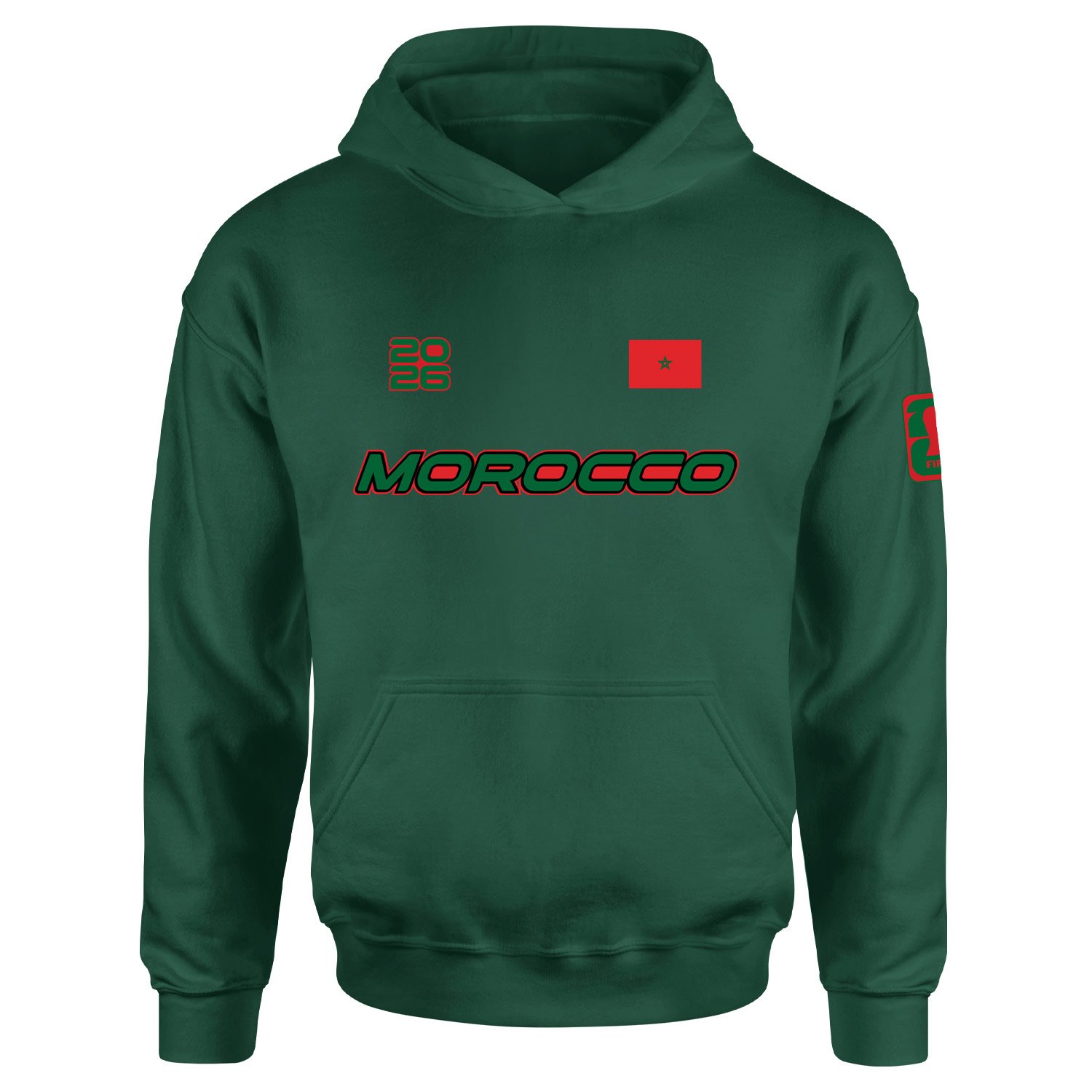 Fas 2026 Hoodie XXL - Nefti Yeşili