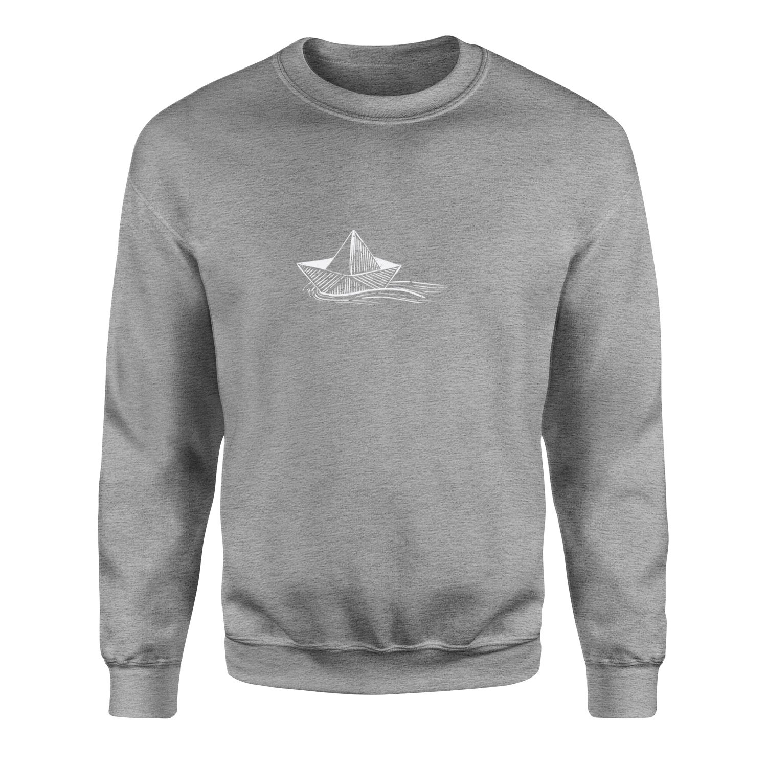 Paper Boat Sweatshirt M - Gri