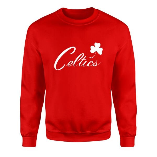 Celtics Cursive W Sweatshirt M - Kırmızı