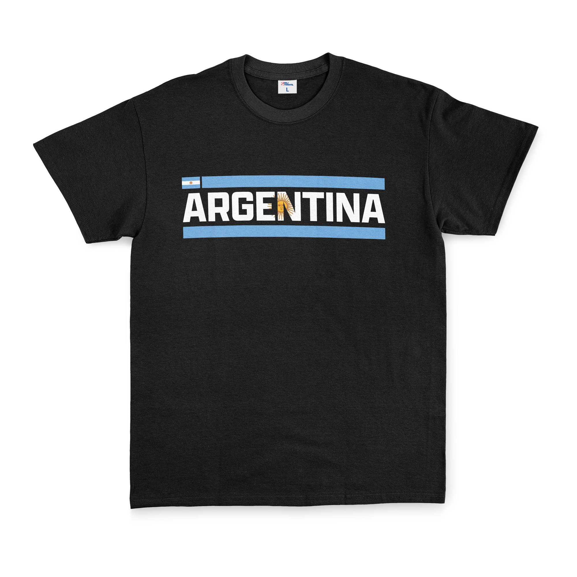Argentina Tişört L - Siyah | OUTLET