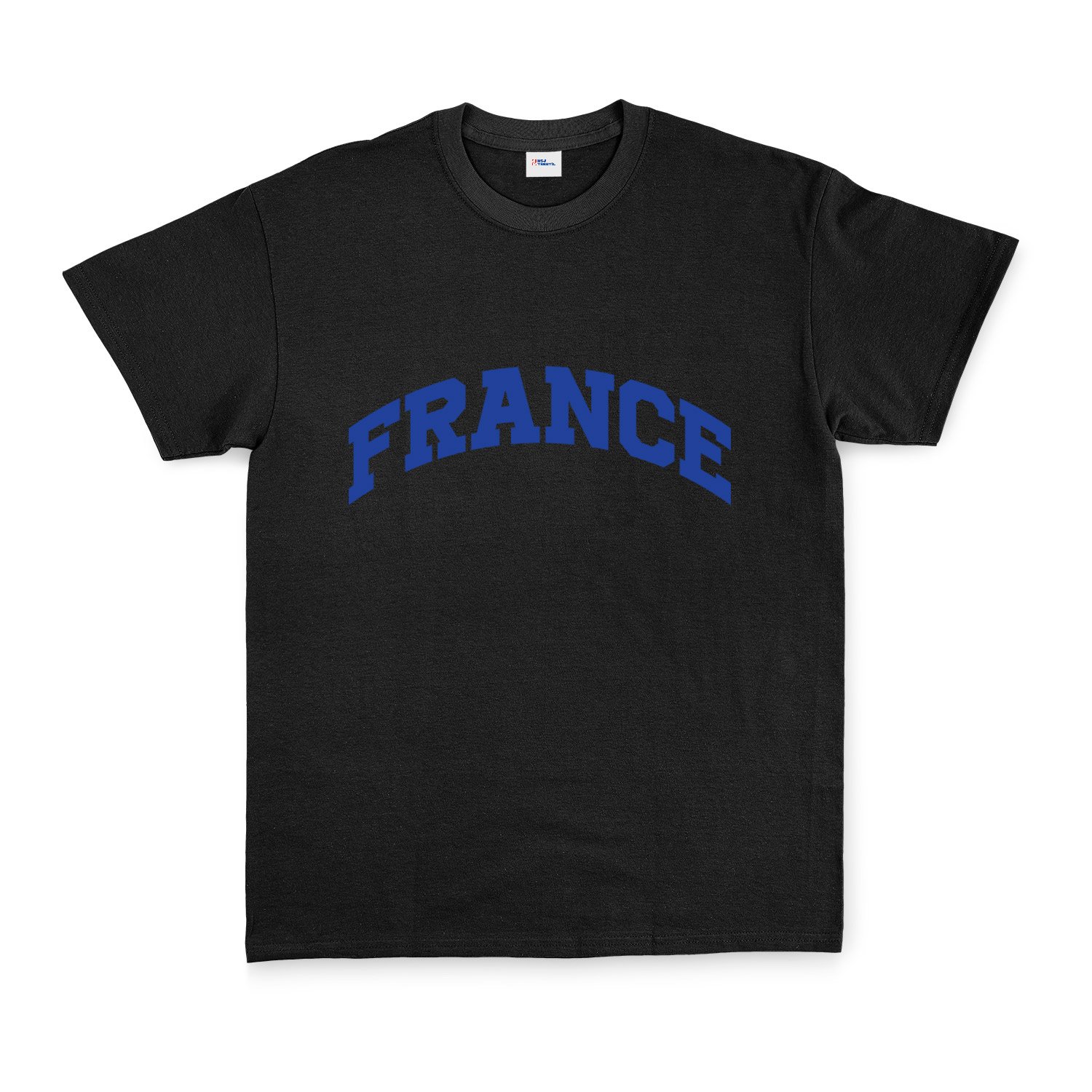 France Tişört XXL - Siyah