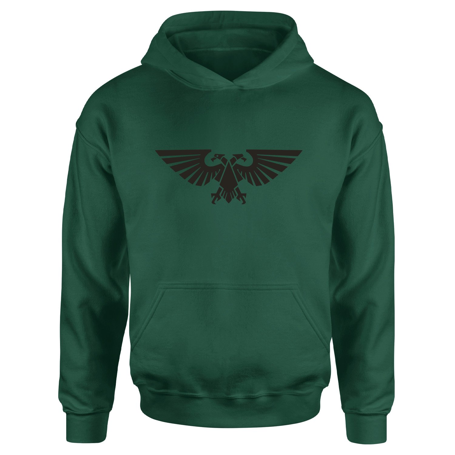 Imperium of Man Hoodie L - Nefti Yeşili