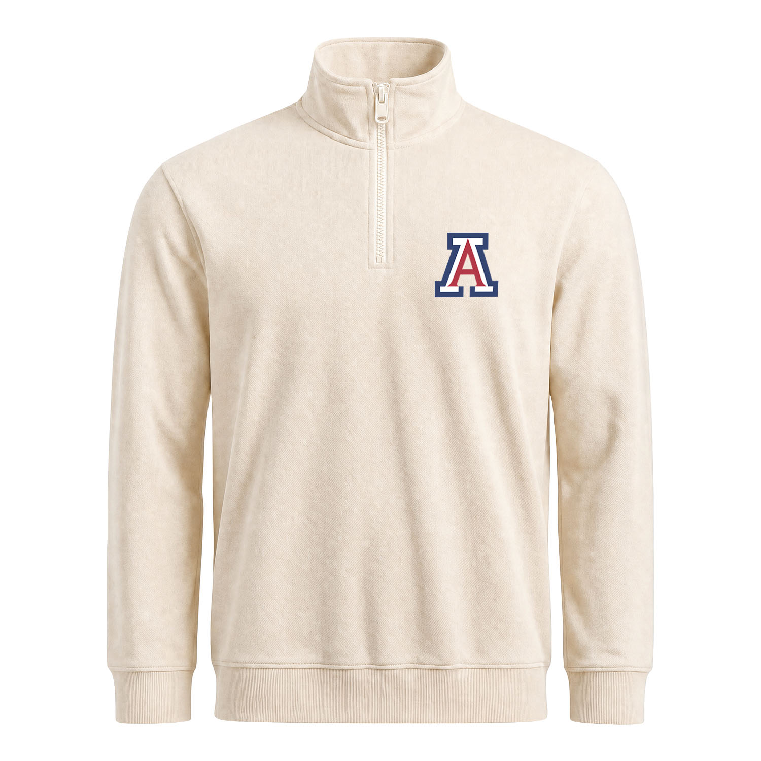 Arizona Wildcats Yarım Fermuarlı Sweatshirt