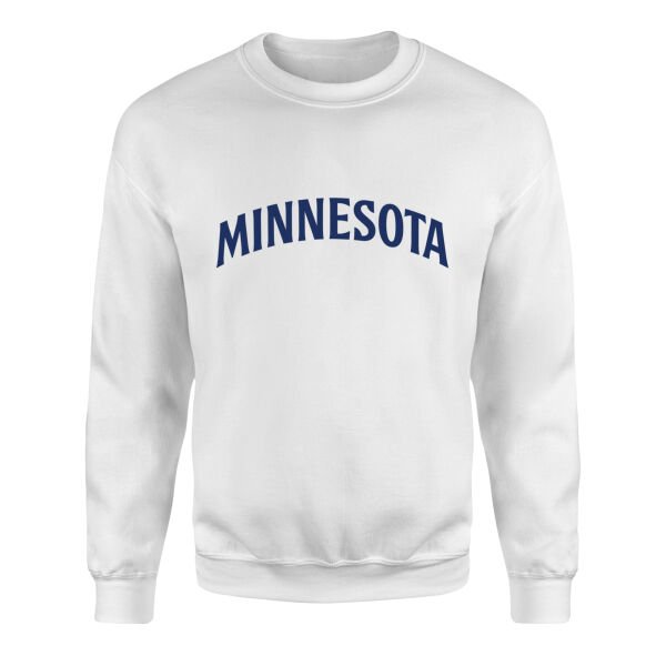 Minnesota Sweatshirt M - Beyaz