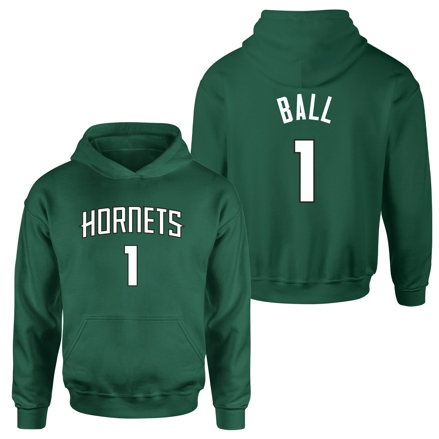 Lamelo Ball 1 Hornets Forma Hoodie XXL - Nefti Yeşili