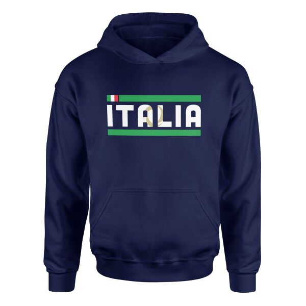 Italia Hoodie M - İndigo Mavisi