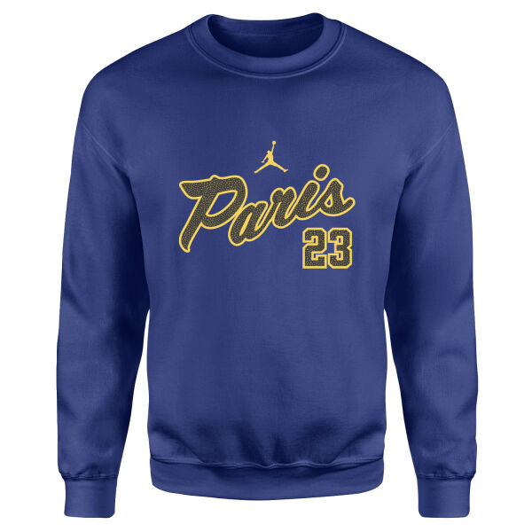 Paris 23 Jordan Sweatshirt M - İndigo Mavisi