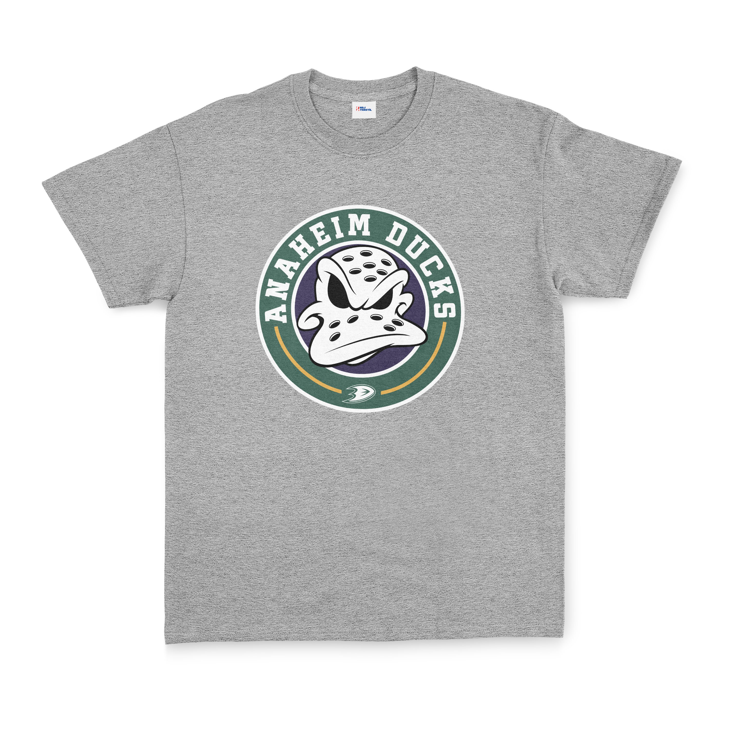 Anaheim Ducks Vintage Tişört S - Gri