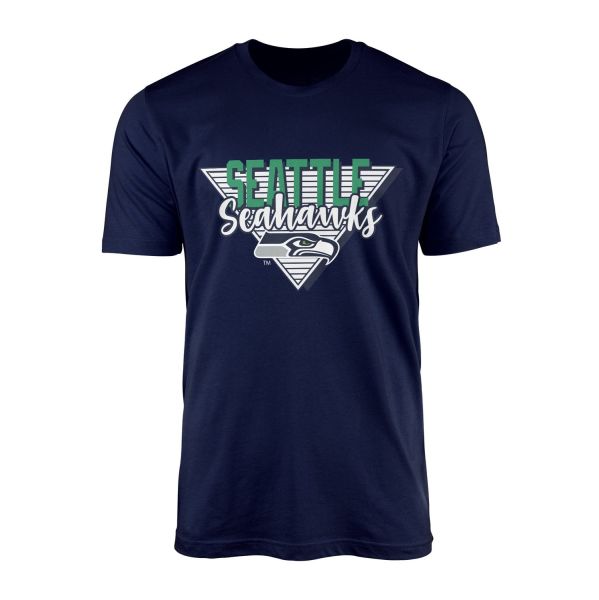 Seattle Seahawks V Tişört M - İndigo Mavisi