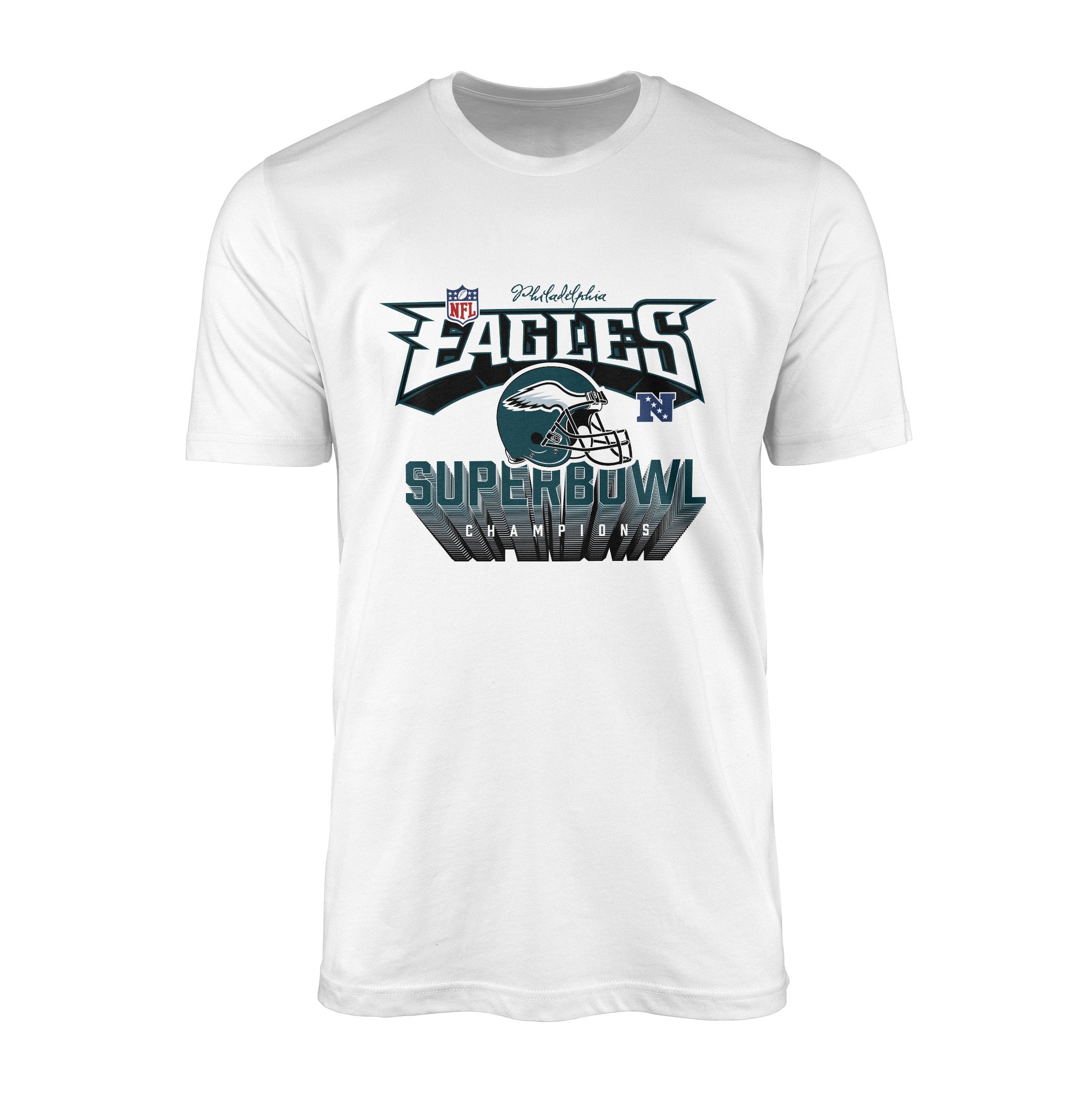 Philadelphia Eagles SB Champions Tişört XL - Beyaz