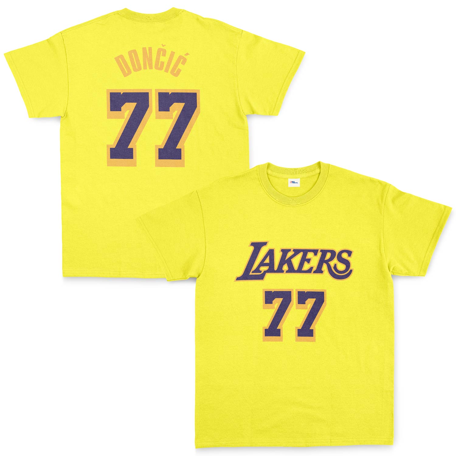 Luka Doncic 77 Lakers Tişört XXL - Sarı