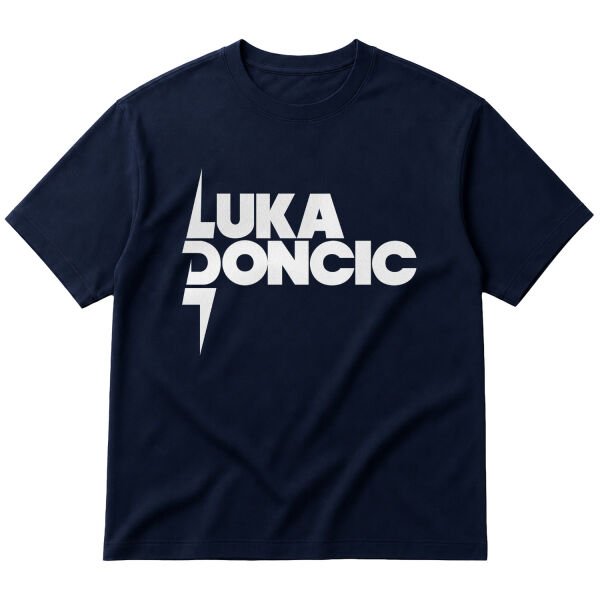 Luka Doncic Oversize Tişört L - İndigo Mavisi