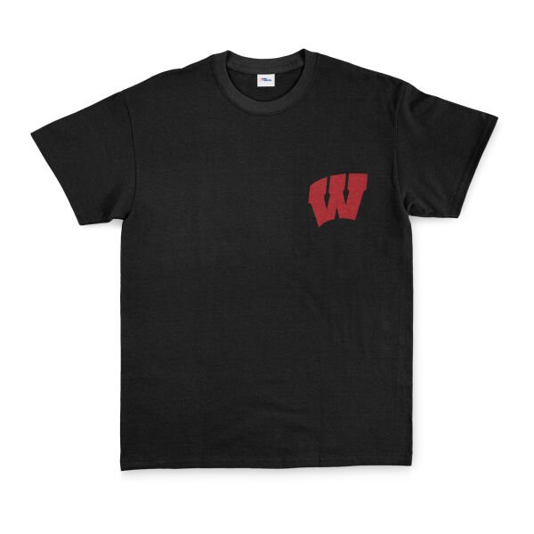 Wisconsin Badgers Tişört XL - Siyah