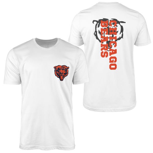 Chicago Bears NFL SE Tişört XL - Beyaz