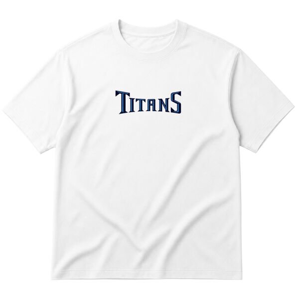 TN TITANS Iconic Oversize Tişört L - Beyaz
