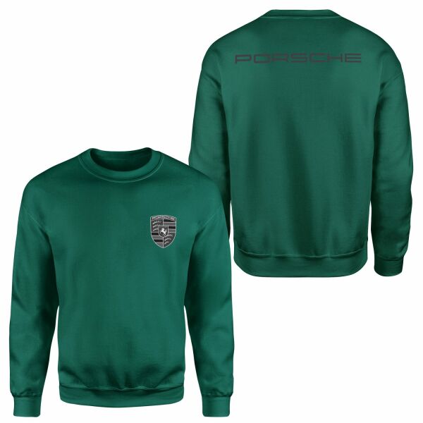 Porsche Muted Black Sweatshirt XL - Nefti Yeşili