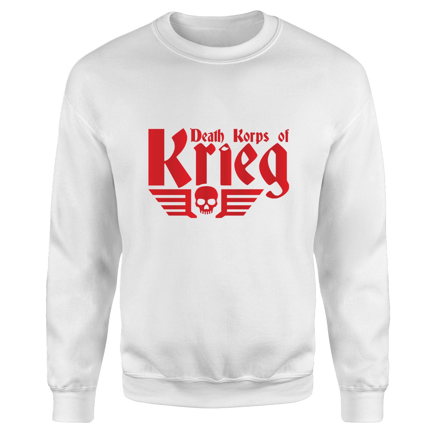 Death Korps of Krieg Sweatshirt XXL - Beyaz