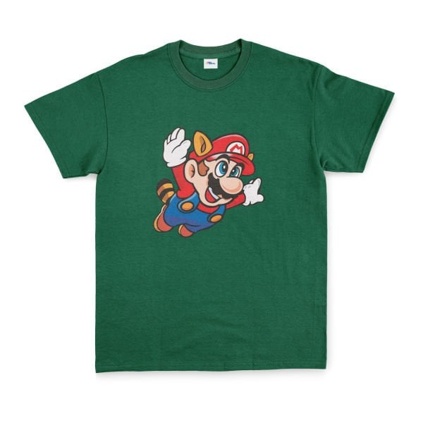 Super Mario Tişört XL - Nefti Yeşili