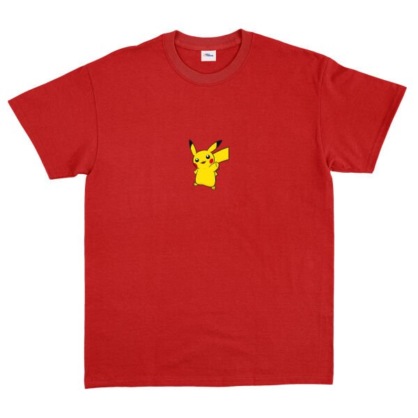 Pikachu Icon | Pokemon Tişört XL - Kırmızı