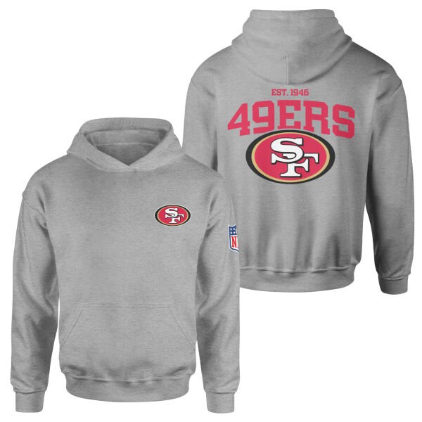 San Francisco 49ERS SE Hoodie M - Gri
