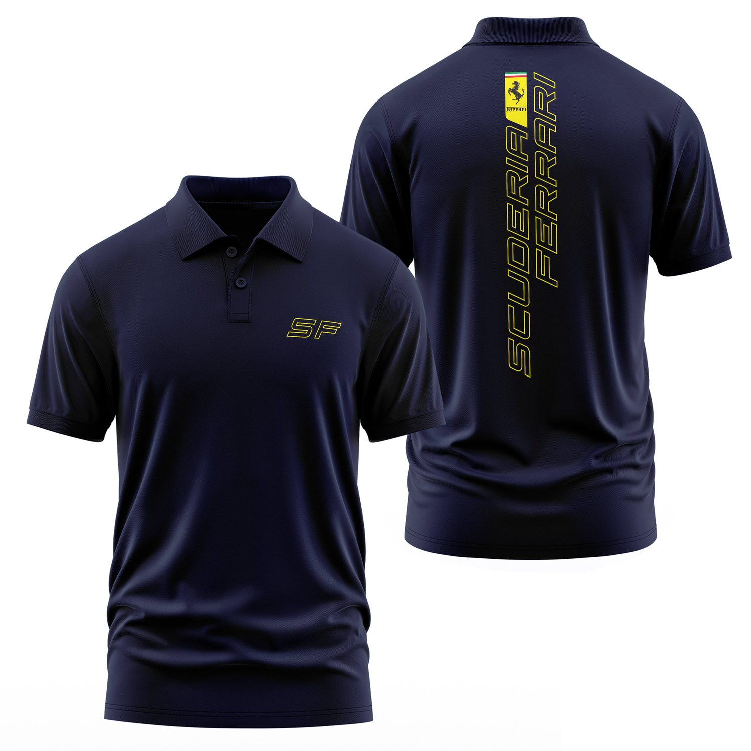 Scuderia Ferrari SE Polo Tişört S - İndigo Mavisi