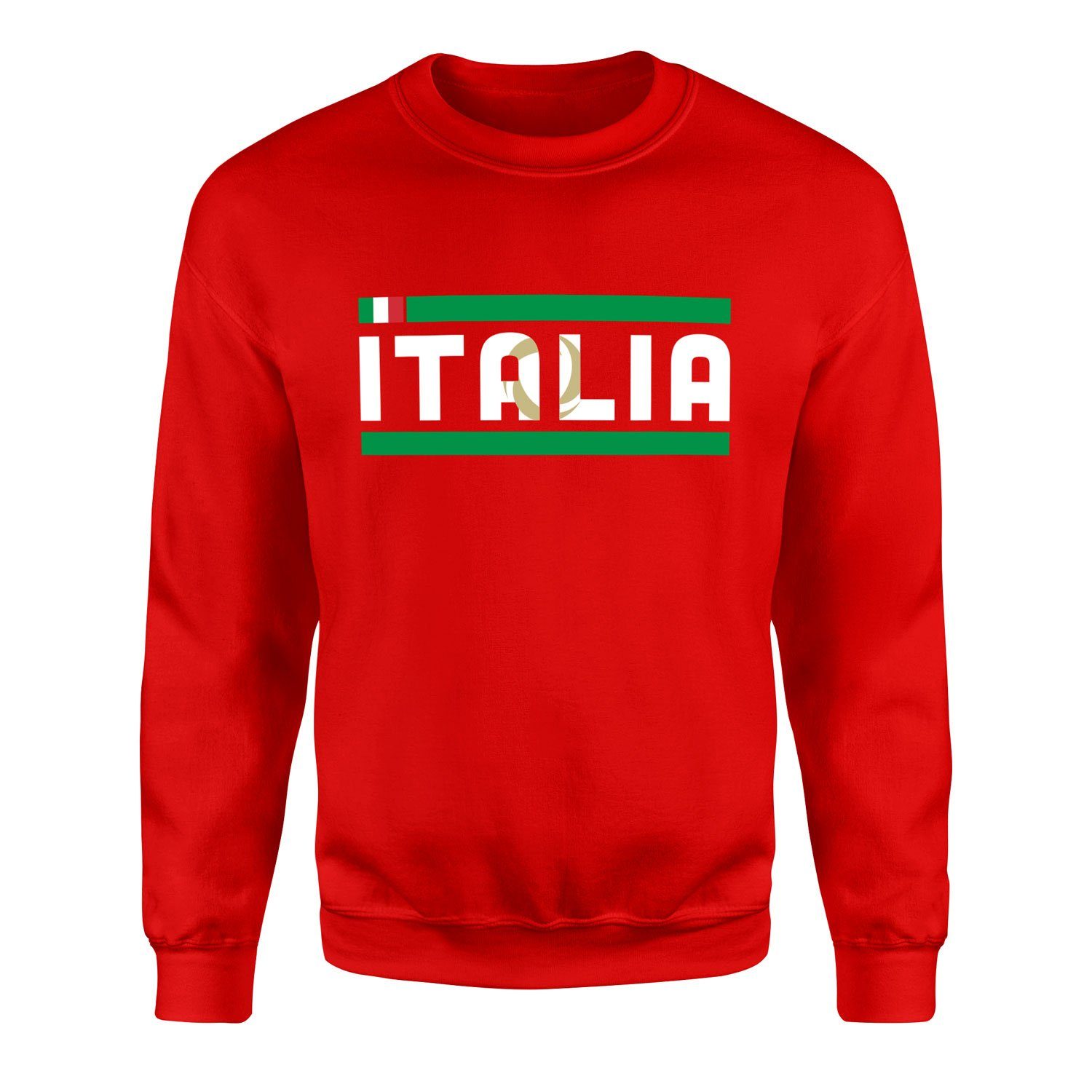 Italia Sweatshirt S - Kırmızı