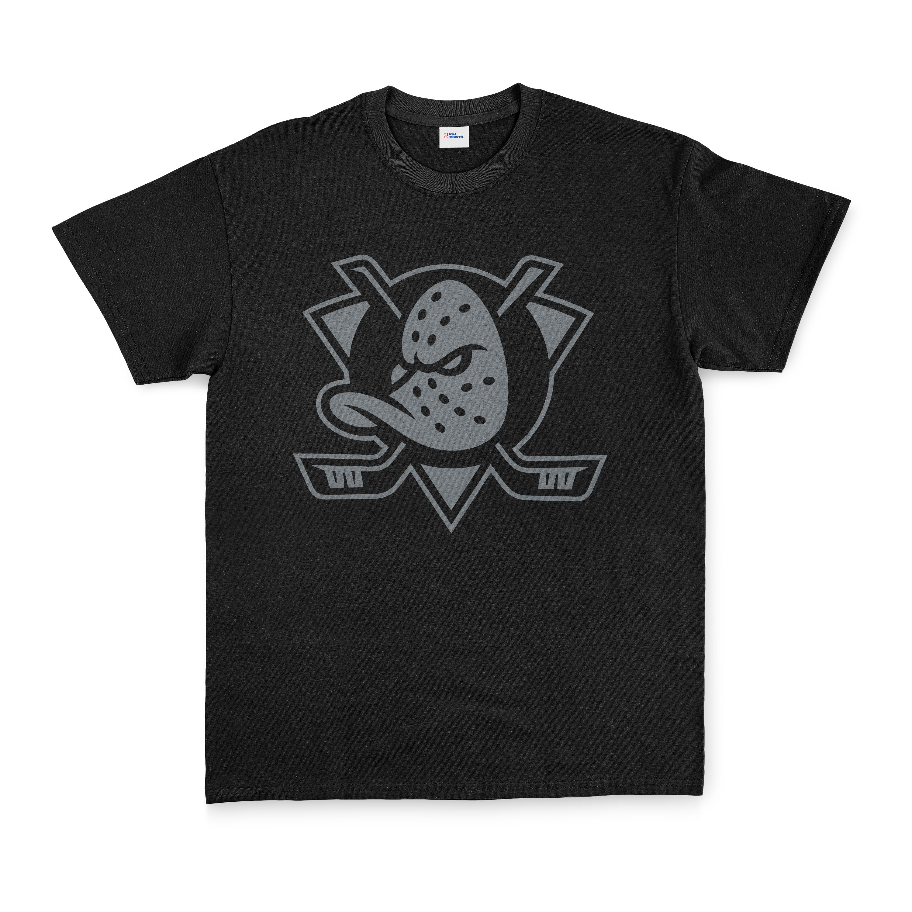 Anaheim Ducks Muted Shield Tişört XXL - Siyah