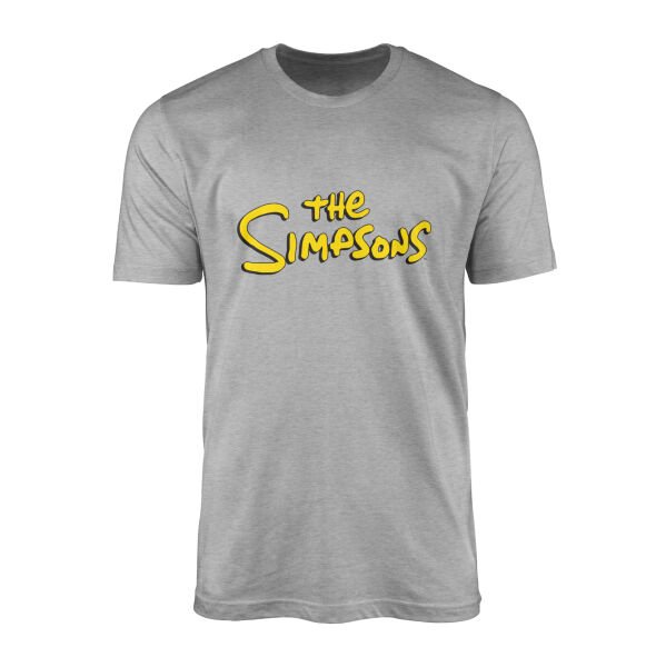 The Simpsons Tişört XL - Gri
