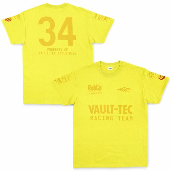 VAULT-TEC Racing Team Tişört M - Sarı
