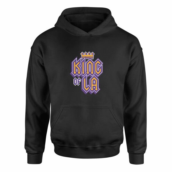 King of LA Hoodie XL - Siyah
