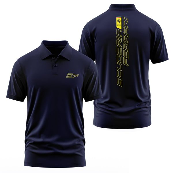 Scuderia Ferrari SE Polo Tişört M - İndigo Mavisi