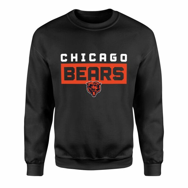 Chicago BEARS Bear Nation Sweatshirt S - Siyah