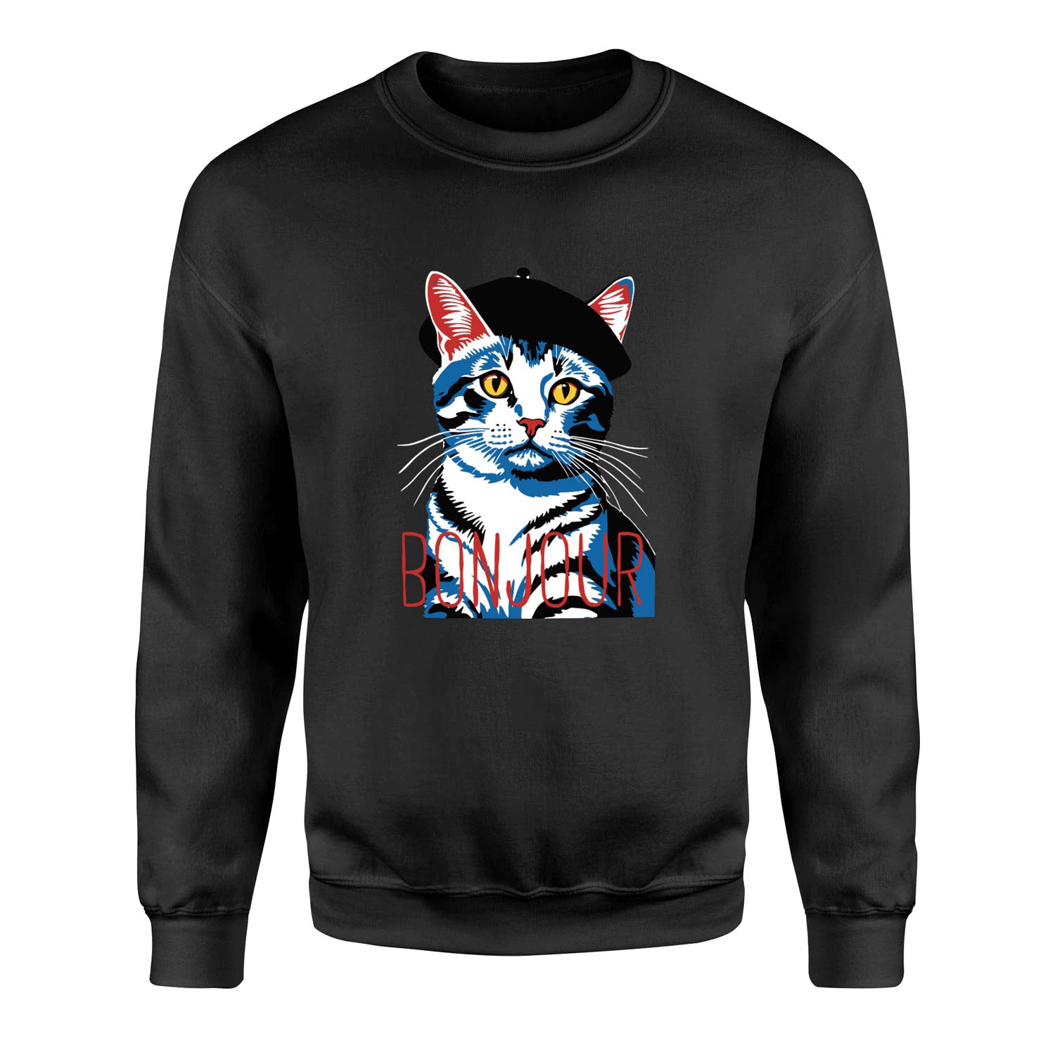 Bonjour Sweatshirt XL - Siyah