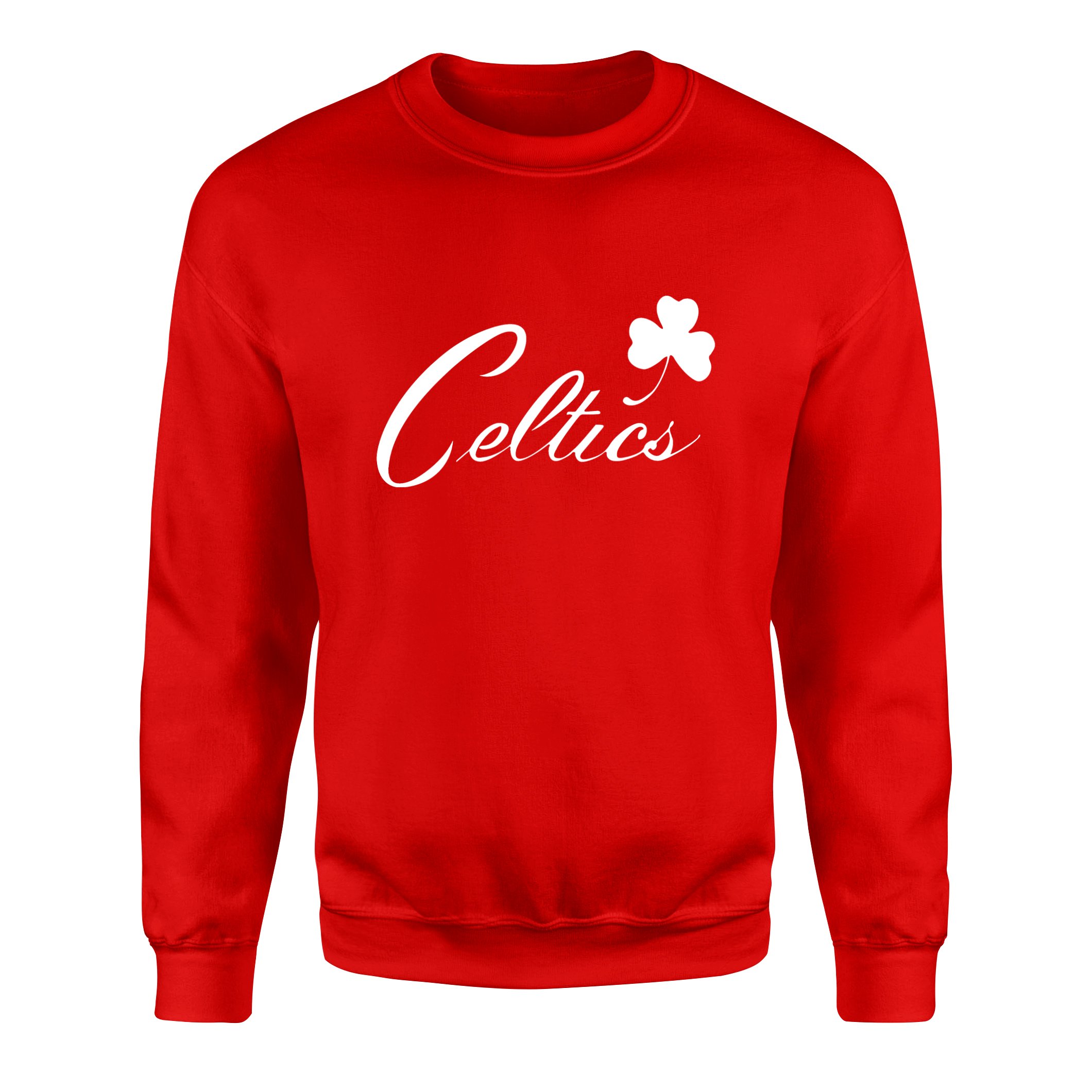 Celtics Cursive W Sweatshirt XL - Kırmızı