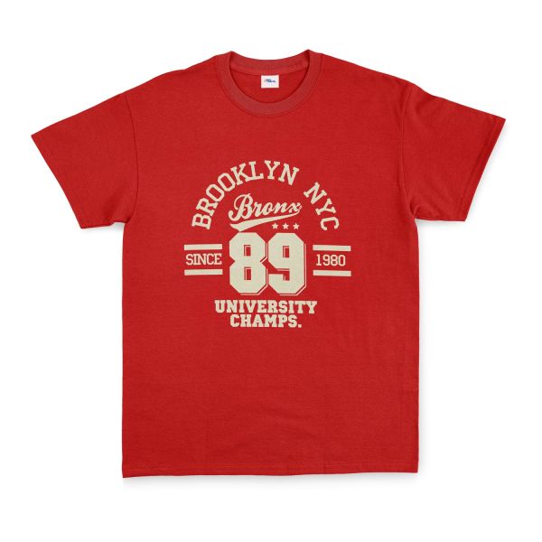 Brooklyn NYC Tişört S - Kırmızı