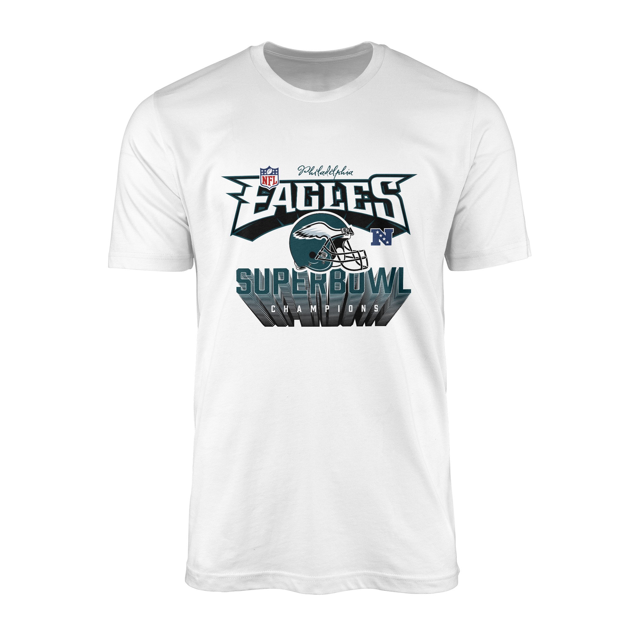 Philadelphia Eagles SB Champions Tişört XXL - Beyaz