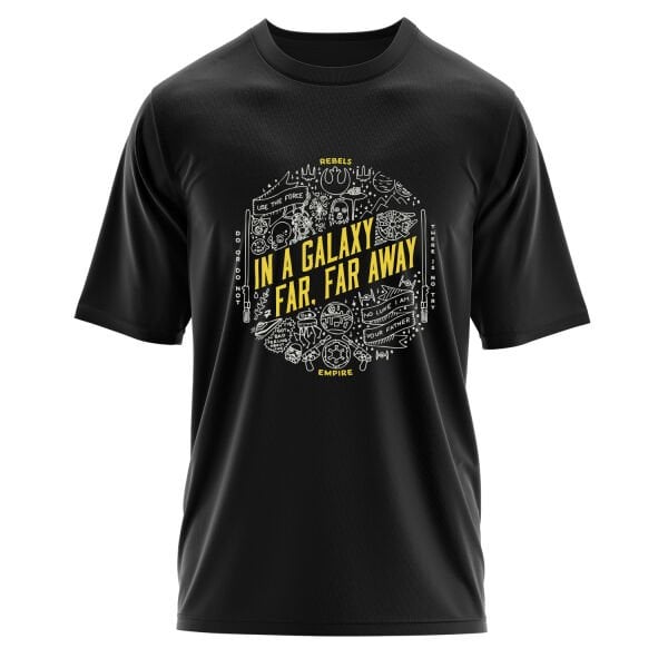 In a Galaxy Far, Far Away Oversize Tişört